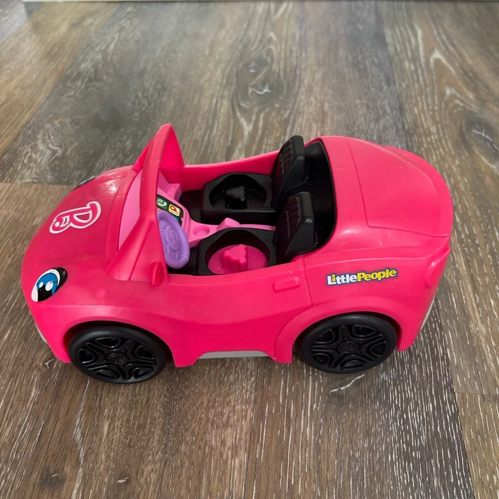 Fisher Price Little People musical Barbie’s car as is. Works